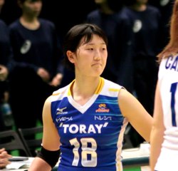 【平成28年度皇后杯全日本ﾊﾞﾚｰﾎﾞｰﾙ選手権大会ﾌｧｲﾅﾙﾗｳﾝﾄﾞ】中島未来選手(Miku Nakashima)東レアローズ2016.12.18大会三日目東京体育館