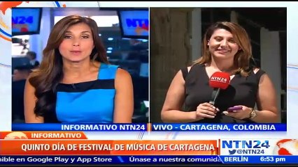 Acordeonista francés Richard Galliano habla para NTN24 desde el Festival de Música de Cartagena