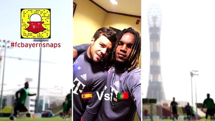 Renato Sanches domina o Snapchat do Bayern