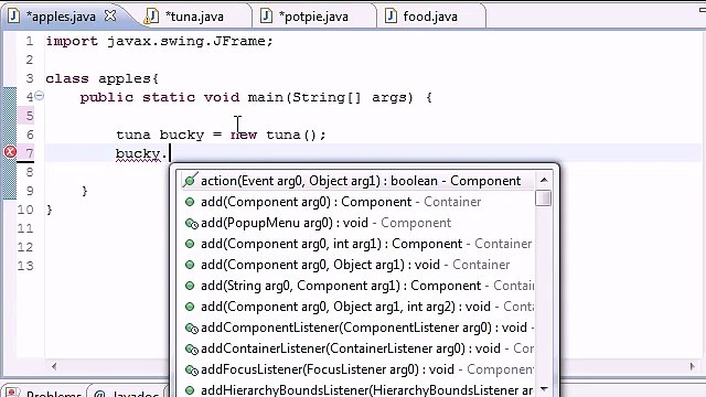 54 - Event Handler Program Learn Best Basic Java Programming