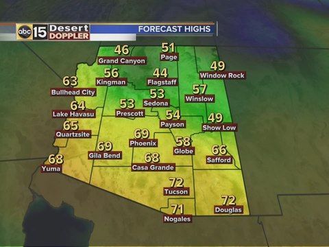 Clouds sticking around as temperatures drop the rest of the week