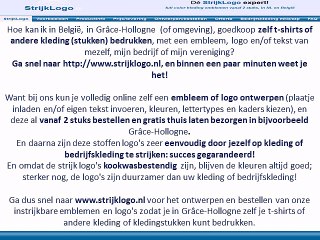 Zelf kleding bedrukken Grâce-Hollogne