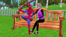 Spiderman Vs Joker Balloon Pranks | Spiderman Frozen Elsa Cartoons for Children Balloon Prank