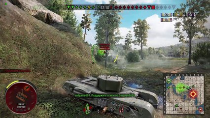 World of Tanks PS4 Черчилль в Топе 3