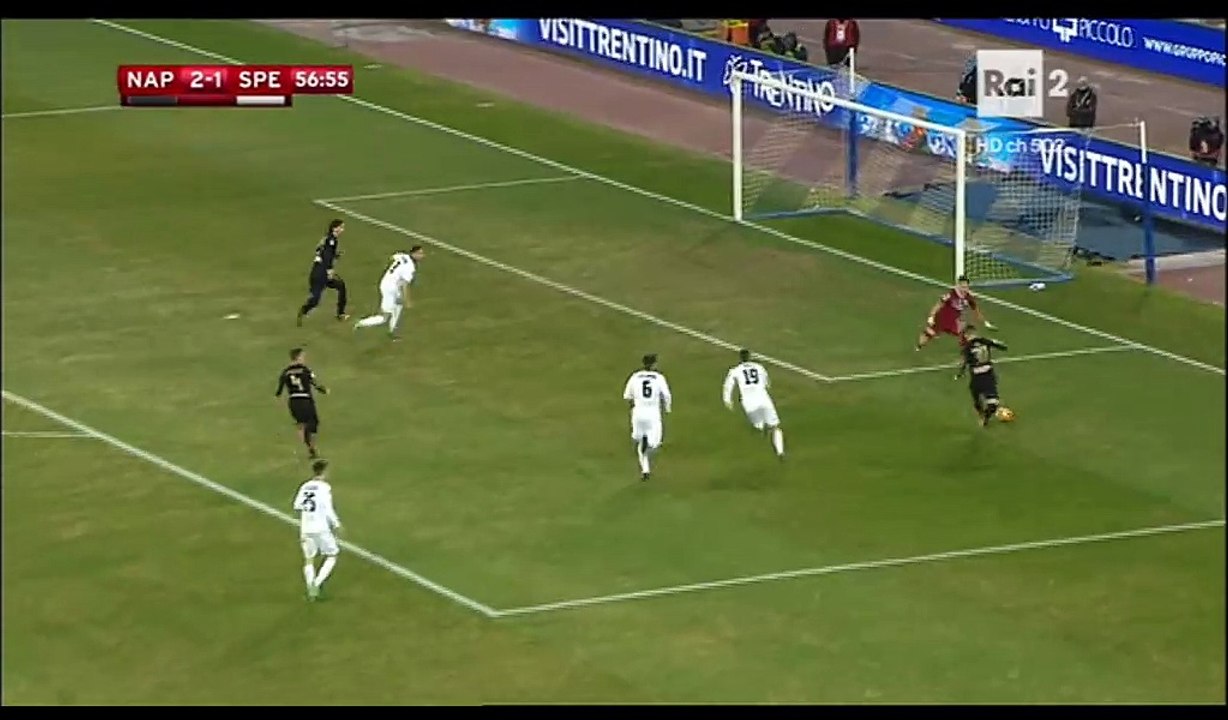 Manolo Gabbiadini Goal HD - Napoli 3-1 Spezia - 10.01.2017