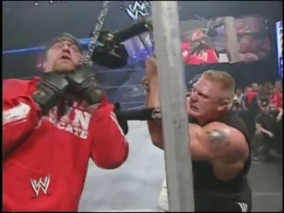 Brock Lesnar vs Undertaker HUGE Brawl FULL segment HQ