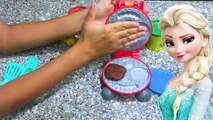 Play Doh Frozen Elsa Burger Surprise Toy Teach TODDLERS Learn Colors Numbers Modelling Clay Counting