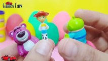 Jada Stephens Cars Play Doh Surprise Eggs, Disney Frozen Angry Birds princess Anna kids toys