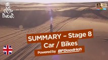 Stage 8 Summary - Car/Bike - (Uyuni / Salta) - Dakar 2017