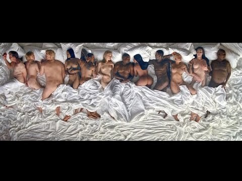 Kanye West’s “Famous” video has Ray J, Piers Morgan & Lena Dunham Pissed