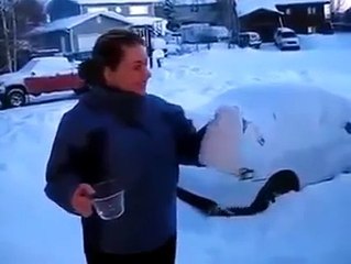 Производство снега в домашних условиях)