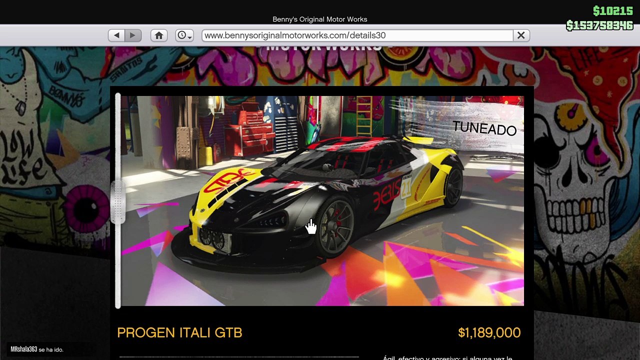 TUNEANDO EL NUEVO COCHE DE GTA 5 ONLINE: EL PROGEN ITALI GTB