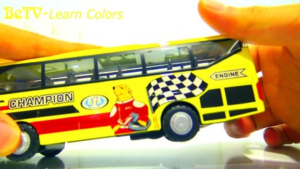 Teaching colors for kids - Learn colors with bus toys for children - Learning-af1dR0AX6kk