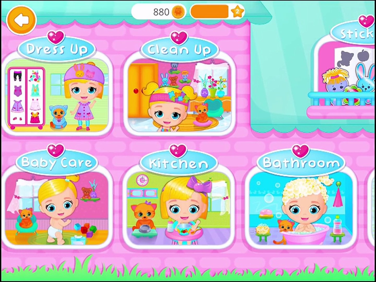 ⁣Lily & Kitty Baby Doll House - Little Girl & Cute Kitten Care iPad Gameplay HD