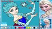 Elsa Frozen Coloring - Disney Frozen Elsa Colouring Game for Kids 2016