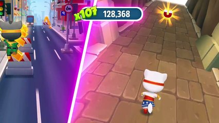 NEW in Talking Tom Gold Run - Superheroes Run Faster (Gameplay)-mz71NtVDpXk