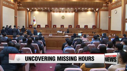 Constitutional Court demands more details on Pres. Park's activities on day of ferry sinking