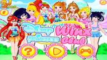 Disney Princess In Winx Club - Elsa Anna Rapunzel Snow White and Ariel Dress Up Game For Girls