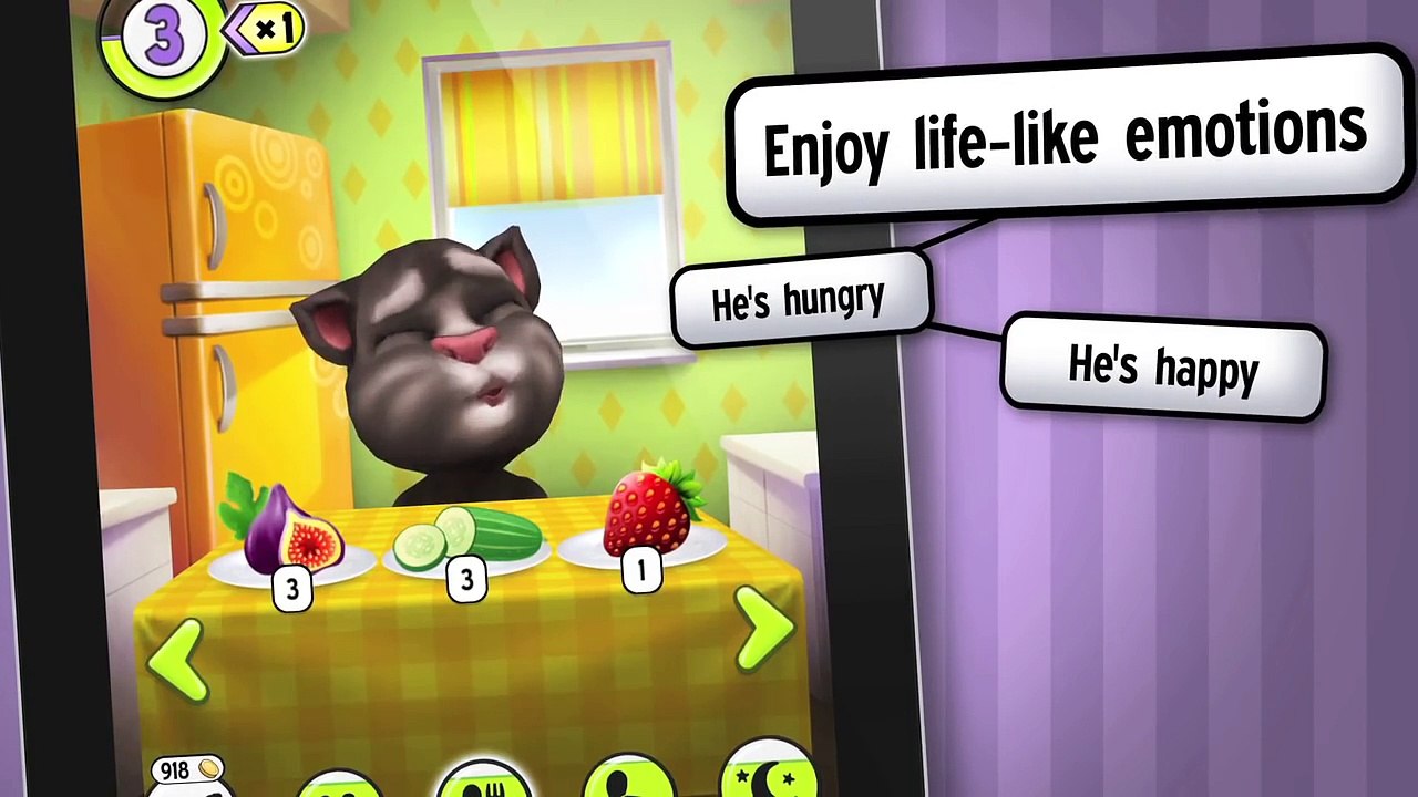 My Talking Tom - Gameplay Trailer-uDBmw2H0KjI