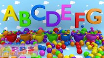 Learn ABC for Toddlers with 3D Prank Surprise Egg -Learn Alphabet from A to G for Kids Preschool