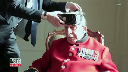 WWII Veteran Revisits The Town He Liberated Through Virtual Reality-aYdDORAExcc
