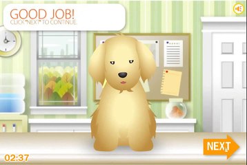 Салон красоты для собачек! Игра для девочек! Ухаживаем за щенком!