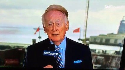 Vin Scully's final message as he signs off on his final broadcast.