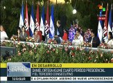 Daniel Ortega asume un nuevo periodo presidencial en Nicaragua