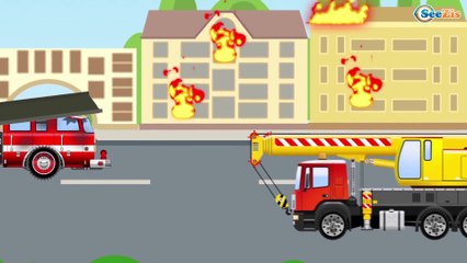 Racing Cars FUN HOT CHALLENGE - World of Cars for children - Cars & Trucks for Kids