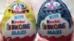 Halloween Surprise Eggs Monsters University Unwrapping Chocolate Kinder Maxi Surprise Eggs