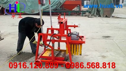 Máy ép gạch không nung mini - máy gạch đẻ trứng