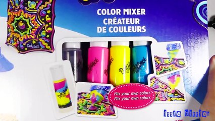 ᴴᴰ DOHVINCI SPARKLE GLITTER COLOR MIXER Learn Colours Art Crafts DIY How to Make Play Doh Modeling