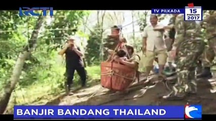 Banjir Bandang Thailand 25 Orang Tewas