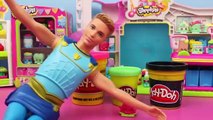 Play Doh Shopkins Mike The Merman Barbie Watermelon DisneyCarToys Small Mart Vending Machine
