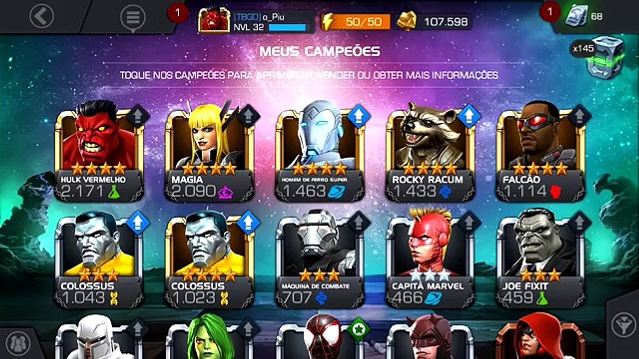 QUAL É O MEU MELHOR CAMPEÃO - Marvel Torneio de Campeões - Ep 34 - YouTube