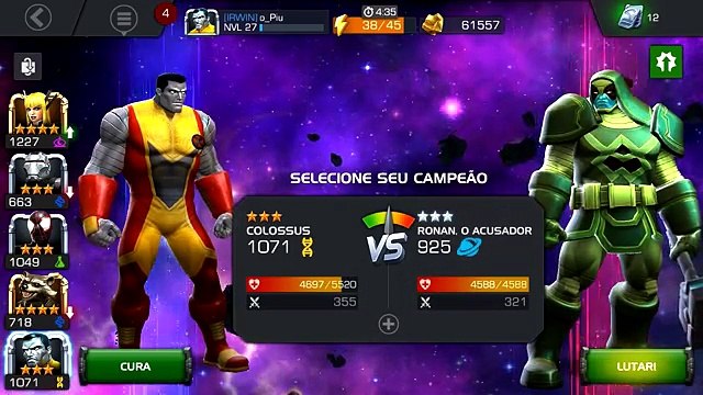 ROCKET RACCOON GUARDIÕES DA GALAXIA 4 ESTRELAS! - Marvel Torneio de Campeões - Ep 23