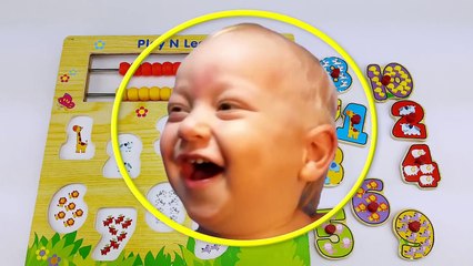 Play and Learn Numbers Puzzle For Kids! Children Fun & Creative Counting