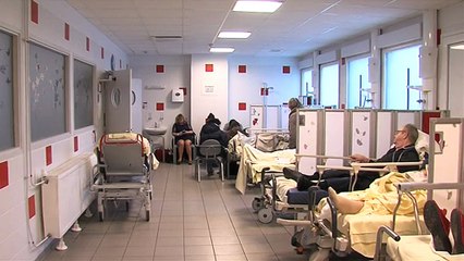 Grippe: forte activité aux urgences
