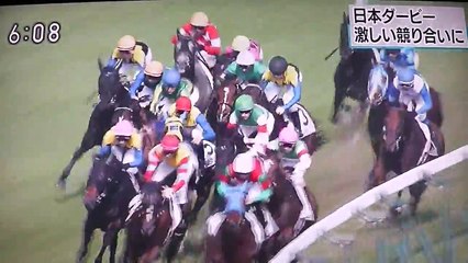 日本ダービー：蛯名正義騎手 残念でした〜惜しかったですね,又挑戦し続けてください-PfxzQMpRh5Y