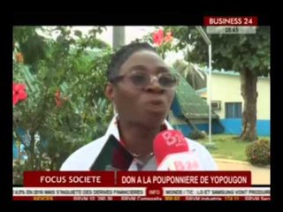 Business 24 / Focus société - Don a la pouponnière de Yopougon