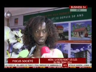 Business 24 / Focus société - Media : La Sicogi remet les clés du prix Ebony 2014