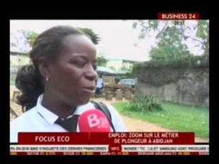 Business 24 /Focus Eco - Emploi : Zoom sur le métier de plongeur a Abidjan