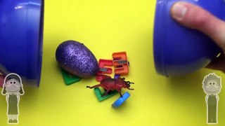 Disney Inside Out Surprise Egg Word Jumble! Spelling Creepy Crawlers! Lesson 13 Toys for Kids!--ohGXmL4kS0