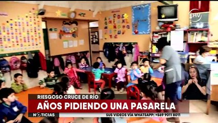 Reportaje de Chilevisión aparecido hoy donde se muestra los riesgos que a diario vecinos del sector Pitriuco Rio Bueno