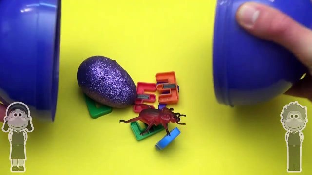 Disney Inside Out Surprise Egg Word Jumble! Spelling Creepy Crawlers! Lesson 13 Toys for Kids! ohGXmL4kS0