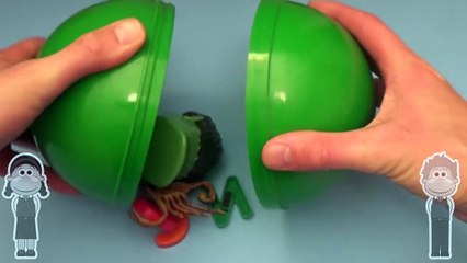 Marvel Avengers Surprise Egg Word Jumble! Spelling Creepy Crawlers! Lesson 4 Toys for Kids!-joP465y10Ww