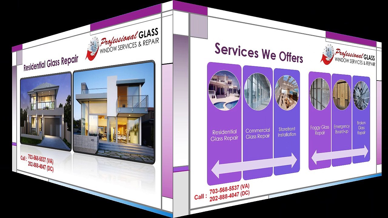 Cost Effective Tempered Glass Repair and Replacement | Call (703) 879-8777