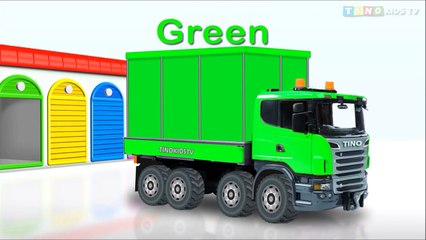 Learn Colors with Animal Transporter for Kids   Learn Animals for Children