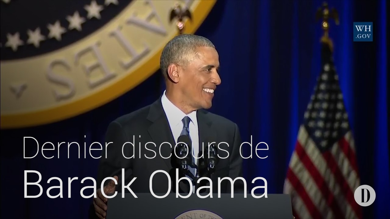 Dernier discours de Barack Obama
