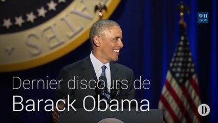 Dernier discours de Barack Obama